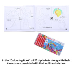 Skaleups Alphabetica 4-in-1 Educational Activity Kit, Alphabet Learning Set with Puzzle Cards and Write & Erase Board, Ages 3+