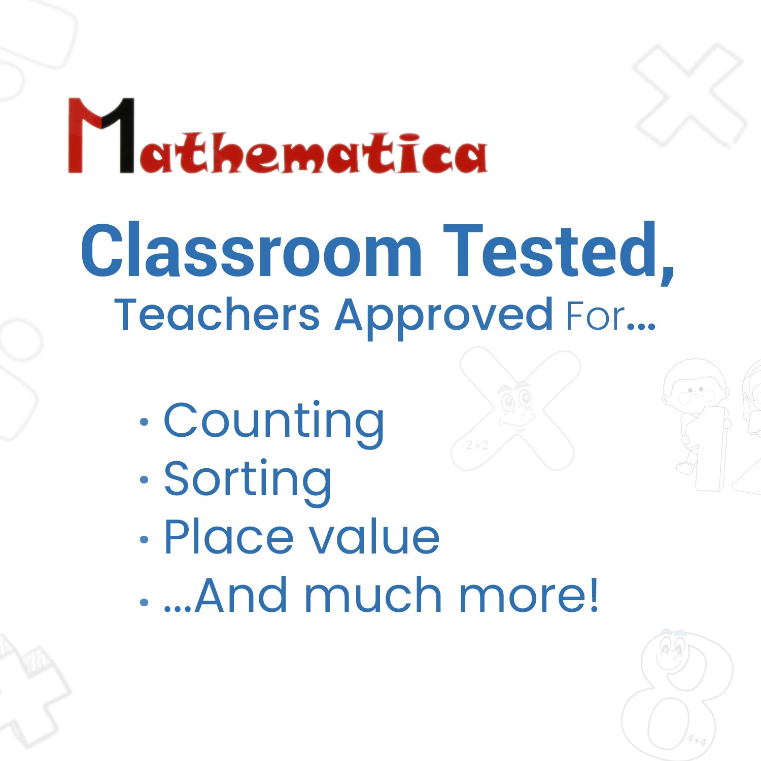 Skaleups Mathematica 4 In 1 Maths Learning Activity Box With 30 Jigsaw Puzzles, Wooden Boards, Numbers Tiles And Learning Clock L Educational Toys/Gifts For 5-6 Years Kids